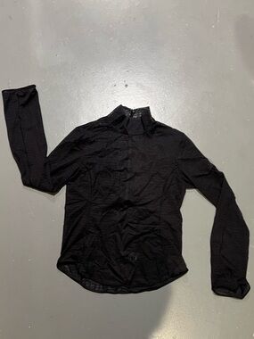 Uniqlo Black Long Sleeve Mock Neck Top